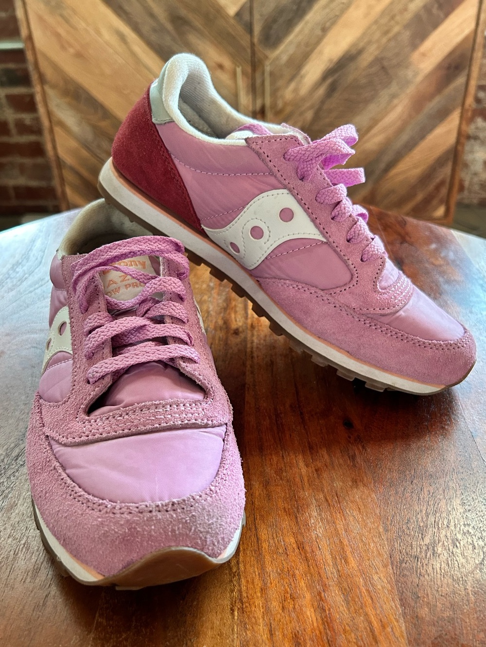 Saucony Jazz Original Lavender Mauve Silver - Size 8